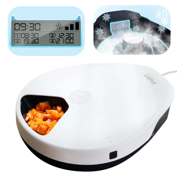 Automatic Cat Feeder - Wet Food with Cooling, Semiconductor Refrigeration