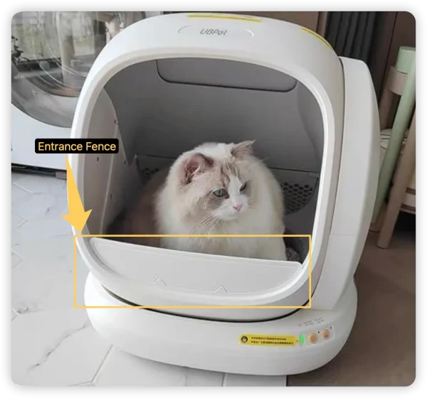 Raised Entrance, Self Cleaning Cat Litter Box