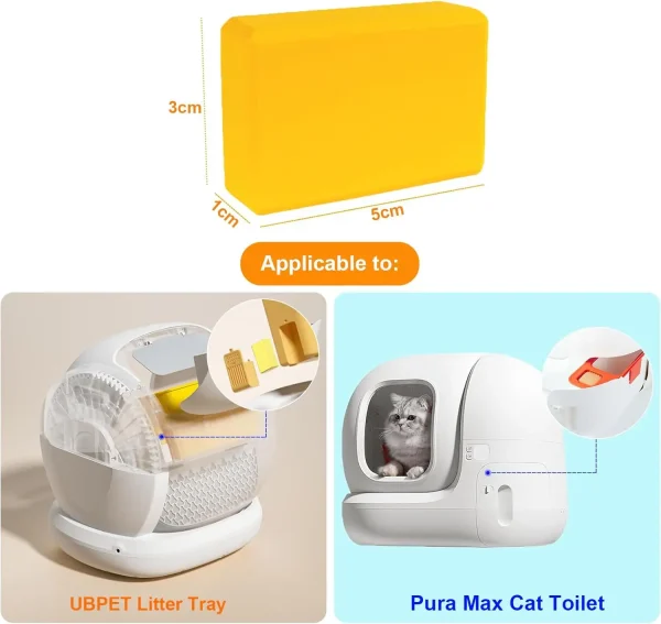 3 Piece Odour Eliminator for PURA MAX Self Cleaning Litter Tray