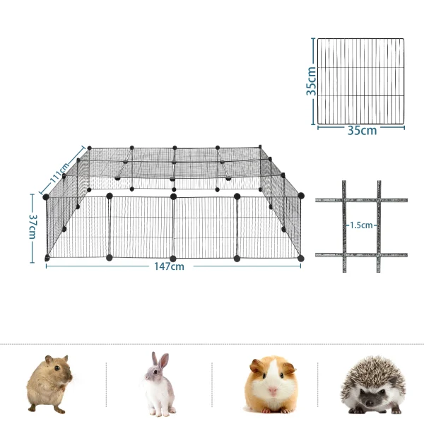 DIY Pet Fence Foldable Pet Playpen Enclosure