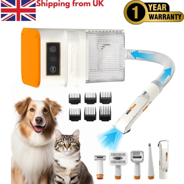 Dog Grooming Kit, Rechargeable Hair Trimmer