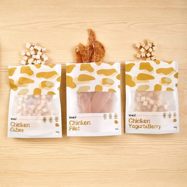 Waita 100% Natural Freeze Dried Chicken Cube 50g - Cat Dog Pet Healthy Treats