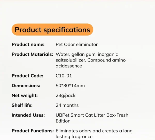 3 Piece Odour Eliminator for PURA MAX Self Cleaning Litter Tray
