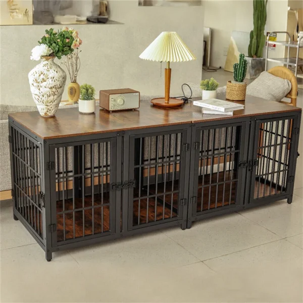 Ultra Thicken Pet Kennel with Removable Divider