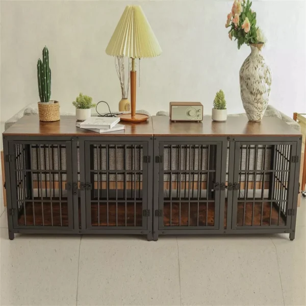 Ultra Thicken Pet Kennel with Removable Divider
