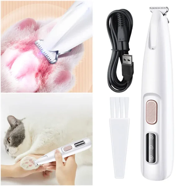 Cat Paw Trimmer with LED Light
