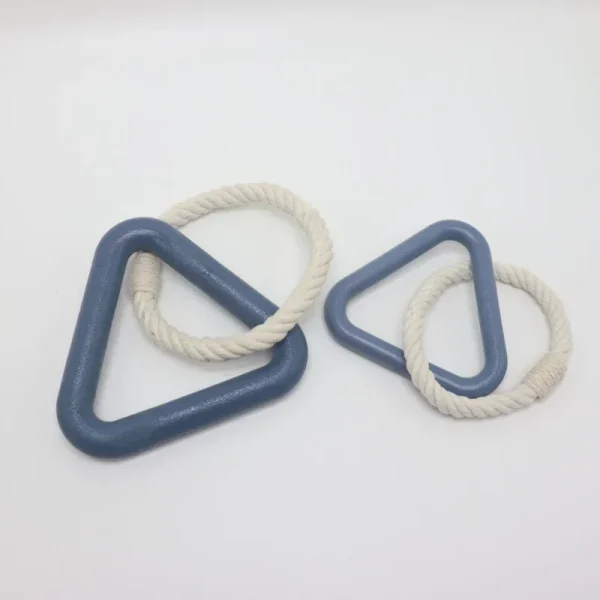 Pet Chew Toys Triangle TPR Cotton Rope