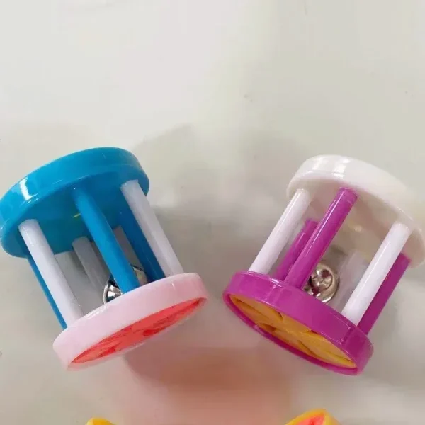 Plastic Cat Toy Ball with Bell Ring