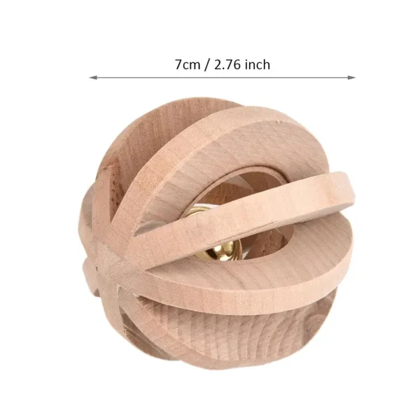 Interactive Teething Chew Toy for Dogs & Cats with Bell
