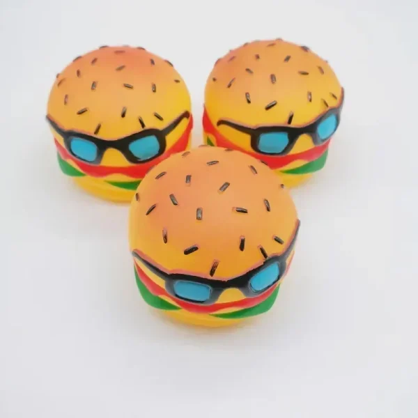 Hamburger Pet Toys - Silicon Chew