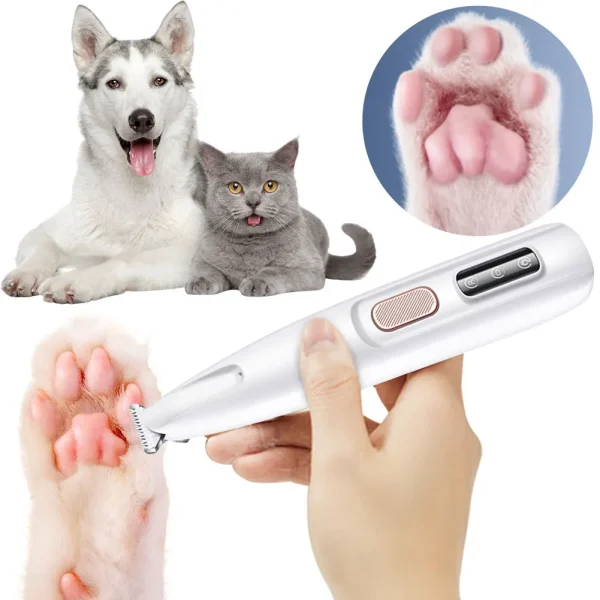 Cat Paw Trimmer with LED Light
