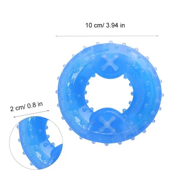 Pet Dog Summer Cooling Puzzle Toy - TPR Chew & Freeze Treat Dispenser