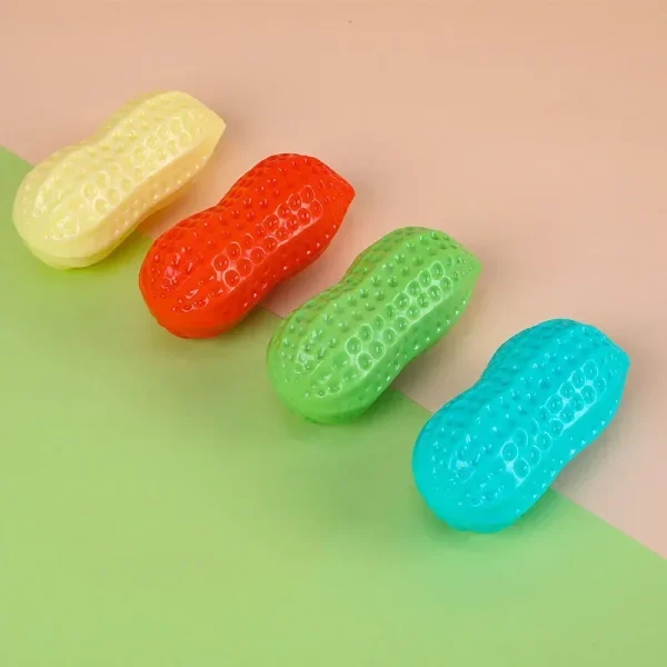 Pet Peanut Teeth Grinding Toy TPR Bite Resistant Toy