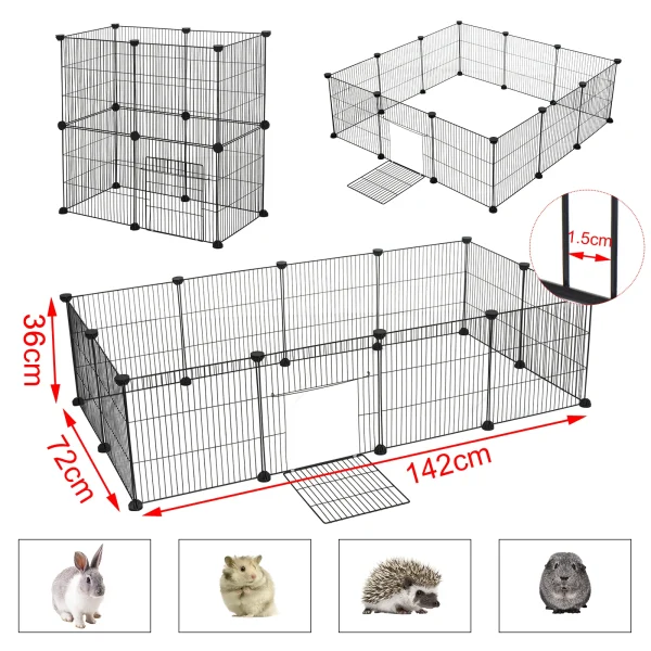 Pet Fences Dog Cage Foldable Sleeping Playing Kennel