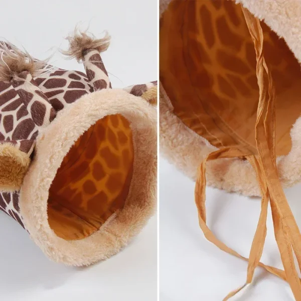 Tunnel Toy -  Giraffe Shape for Bunny, Hamster, Guinea Pig