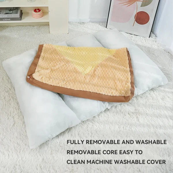 HOOPET Dog Kennel Winter Warm Sleeping Mat Full Removable Washable Large Dog