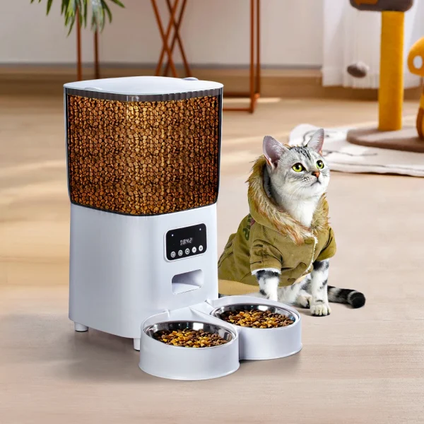 5L Dual Bowl Power Smart Pet Feeder