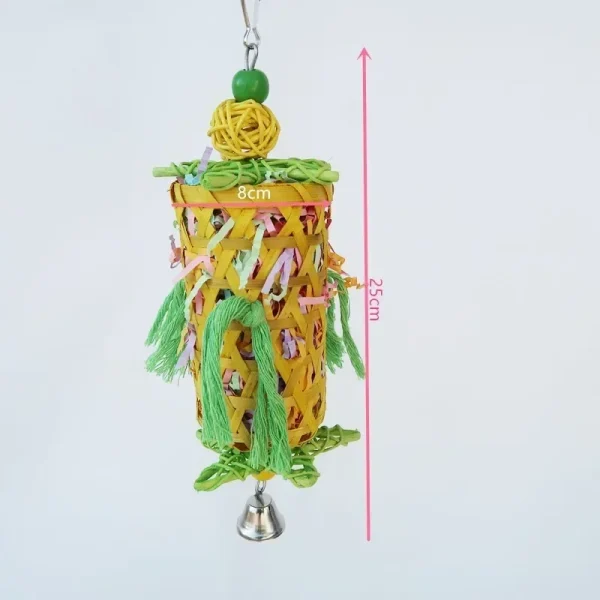 Parrot Chew Toy Pet Plaything Hanging Bird