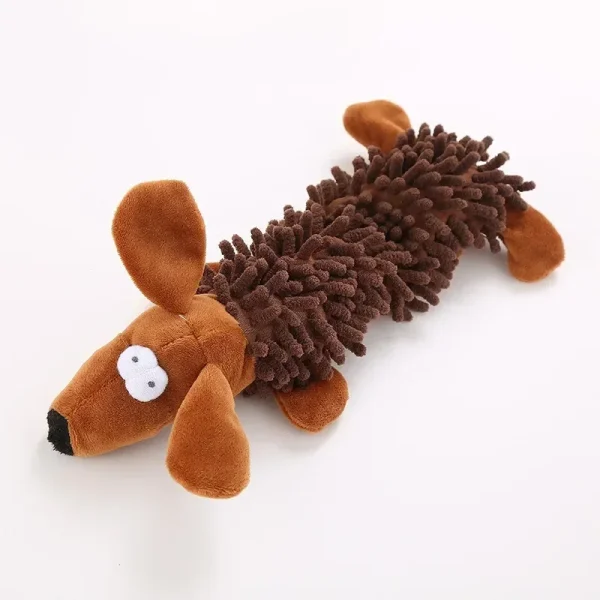 Durable Pet Plush Toy - Animal Shape