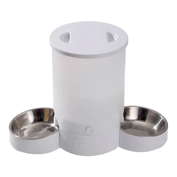 3L Automatic Pet Feeder Dual Bowls Wifi Control
