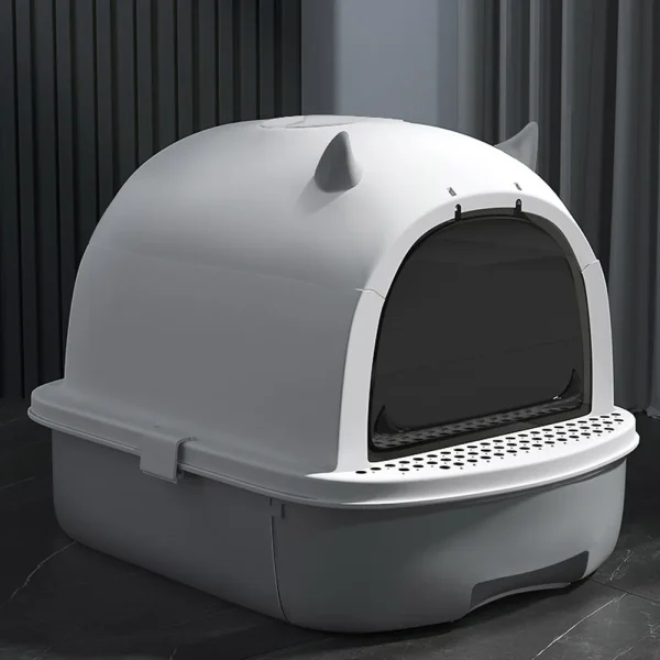 Enclosed Cat Litter Box with Cat Litter Scoop