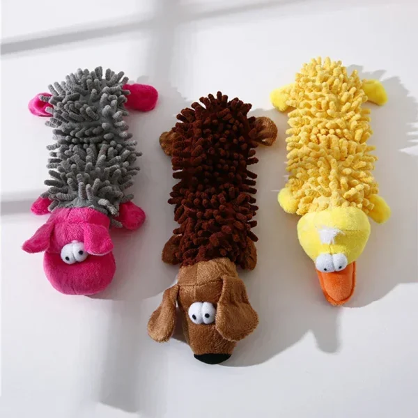 Durable Pet Plush Toy - Animal Shape
