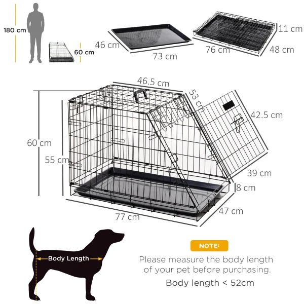 Trapeze Collapsible Pet Travel Box Cage
