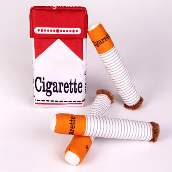 Cigar Imitation, Dog Toy for Chewing, Teething