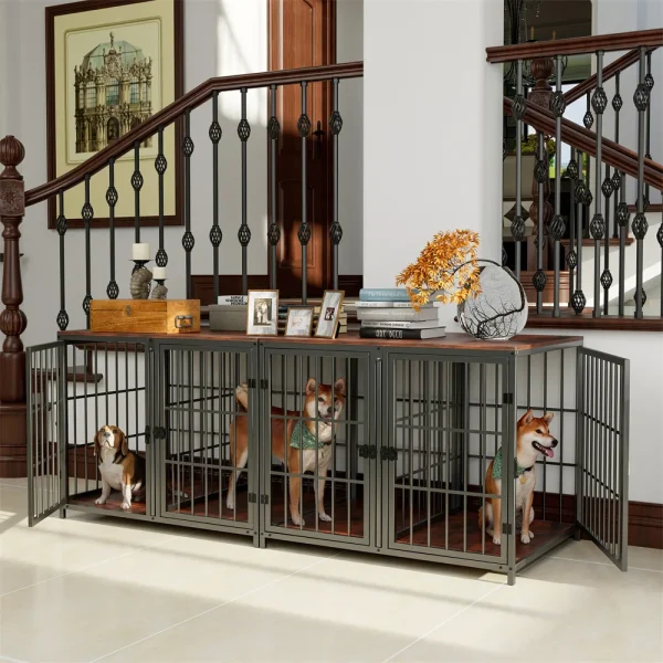 Ultra Thicken Pet Kennel with Removable Divider