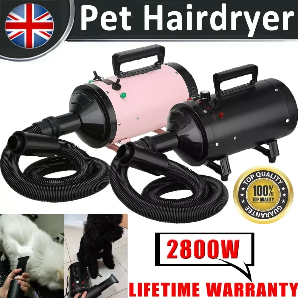 Portable Blower & Blaster Pet Dog Grooming Dryer