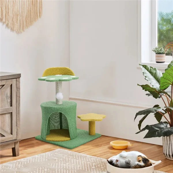 Voltsify Cat Tree with Sisal Scratching Post for Cats