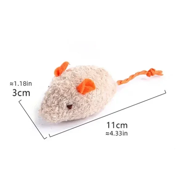 Cat Toy, Plush Mouse, Cute Modeling Bite-resistant Kitten Catnip