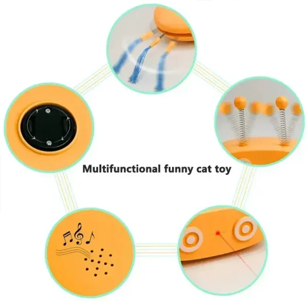 Electric Robot Interactive Cat Toy