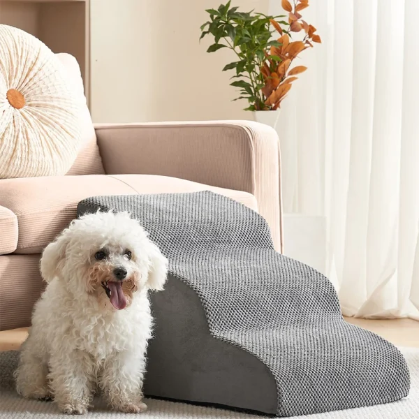 Non-Slip Pet Steps with Removable Cover