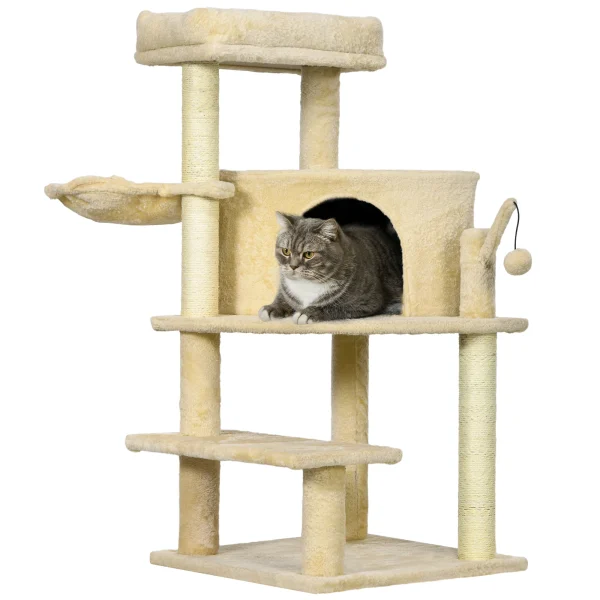 PawHut Cat Tree Tower Climbing Activity Centre
