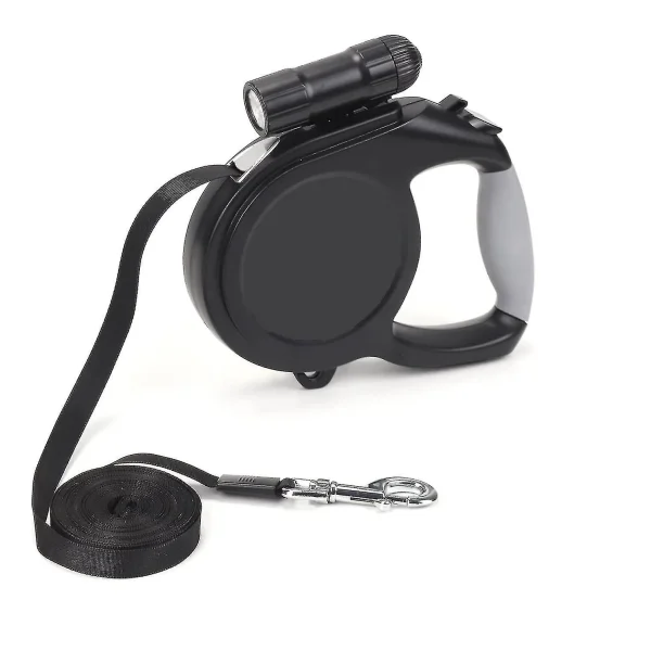 8M 50KG Retractable Dog Leash with LED Night Lights
