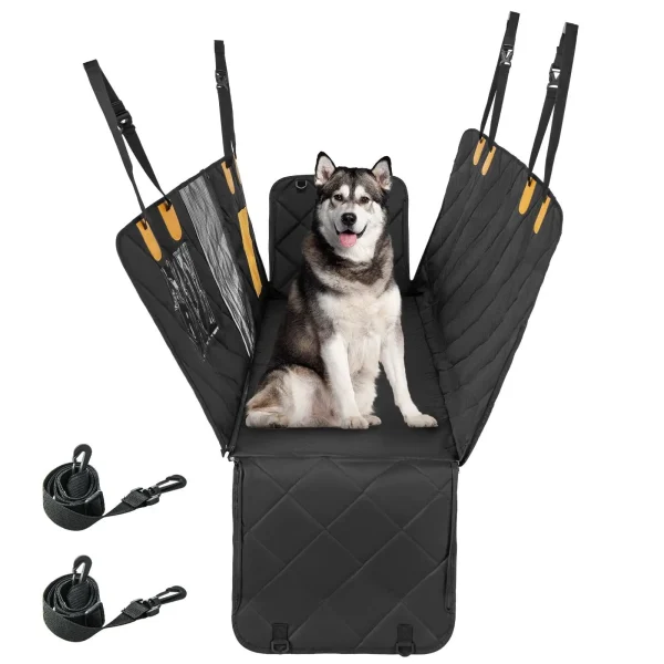 Dog Car Seat Cover Non-Slip W/ Mesh Window