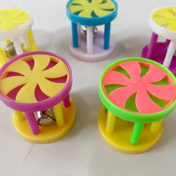 Plastic Cat Toy Ball with Bell Ring