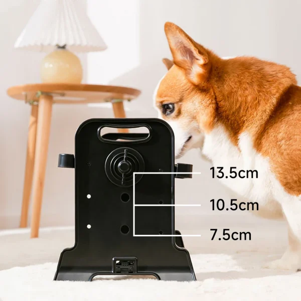 3-Level Adjustable Elevated Dog Feeder with 2 Stainless Steel Bowls