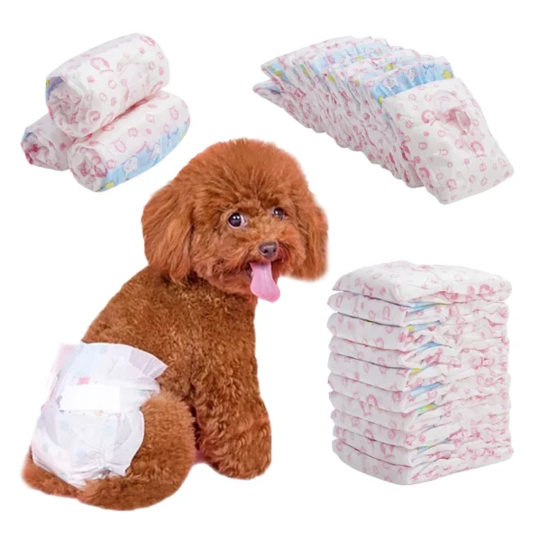 Tieker Super Absorbent Disposable Dog Diapers for Female Dogs