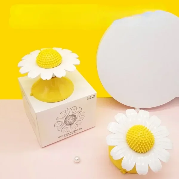 Sun Flower Rubbing Cat Brush