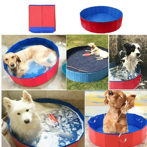 Pet Pool Foldable Dog Bath Swimming Pool - 160*30cm/120*30cm/ 80*20cm