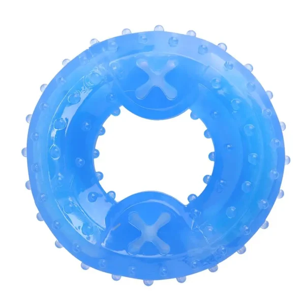 Pet Dog Summer Cooling Puzzle Toy - TPR Chew & Freeze Treat Dispenser
