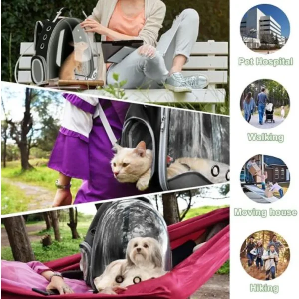 Astronaut Window Pet Carrier Travel Bag