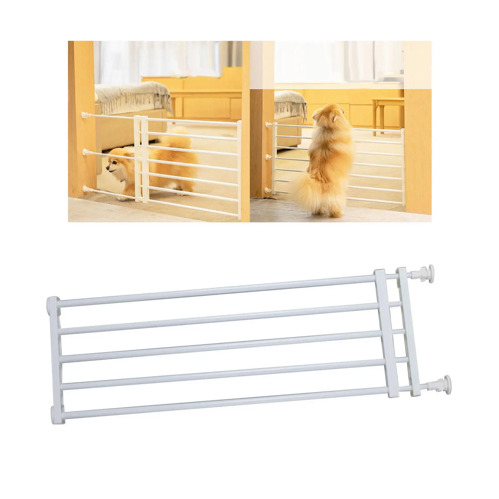 Portable Retractable Pet Dog Gate Barrier for Lawn Small Medium Pet Cat