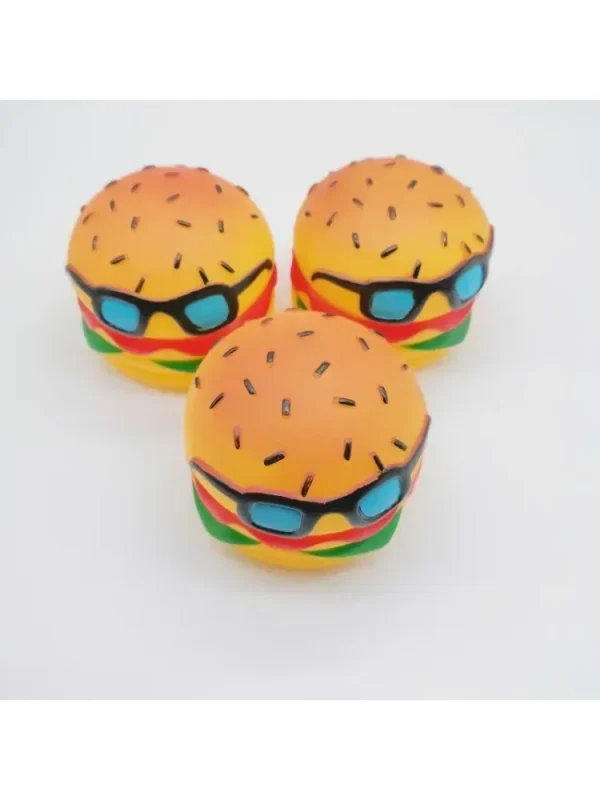 Hamburger Pet Toys - Silicon Chew