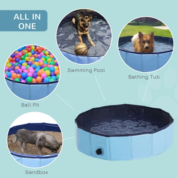 PawHut Pet Paddling Pool Indoor/ Outdoor