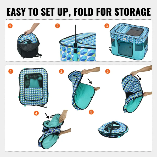 Portable Foldable Pet Playpen Tent