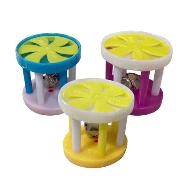 Plastic Cat Toy Ball with Bell Ring