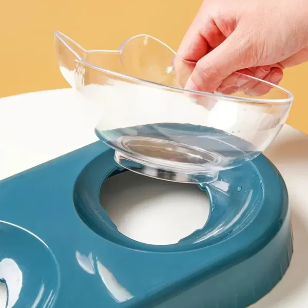 Pet Feeder Food Bowl, Automatic Feeder 2 in 1